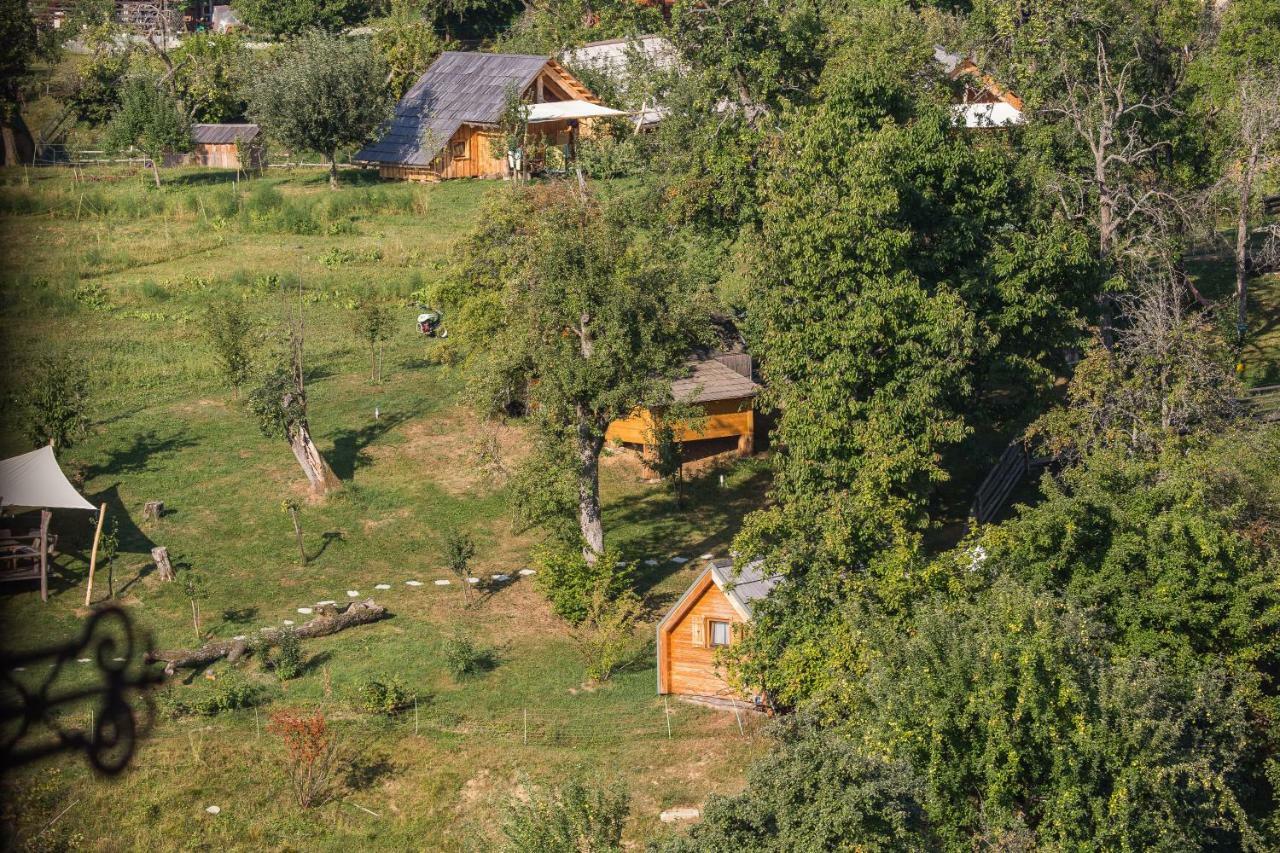 Glamping Organic Farm Slibar Villa Tržič Dış mekan fotoğraf