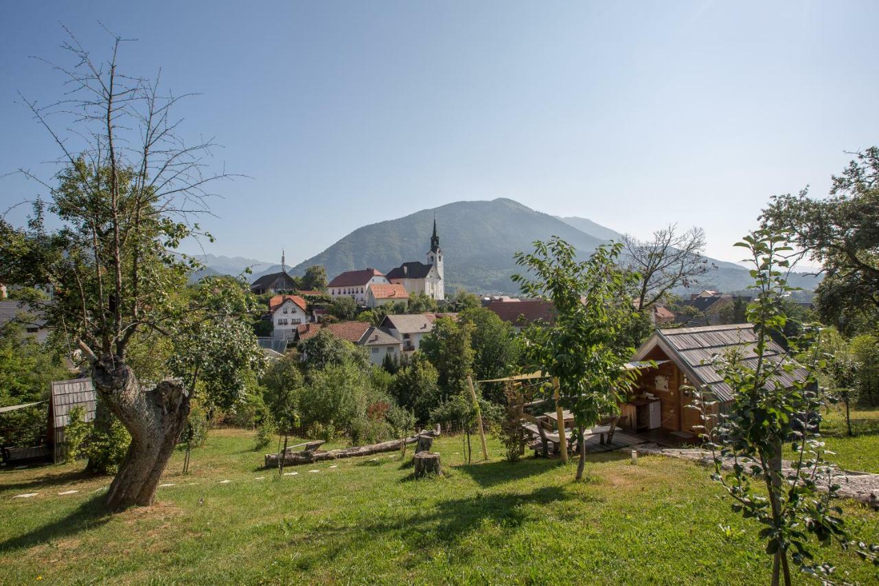 Glamping Organic Farm Slibar Villa Tržič Dış mekan fotoğraf