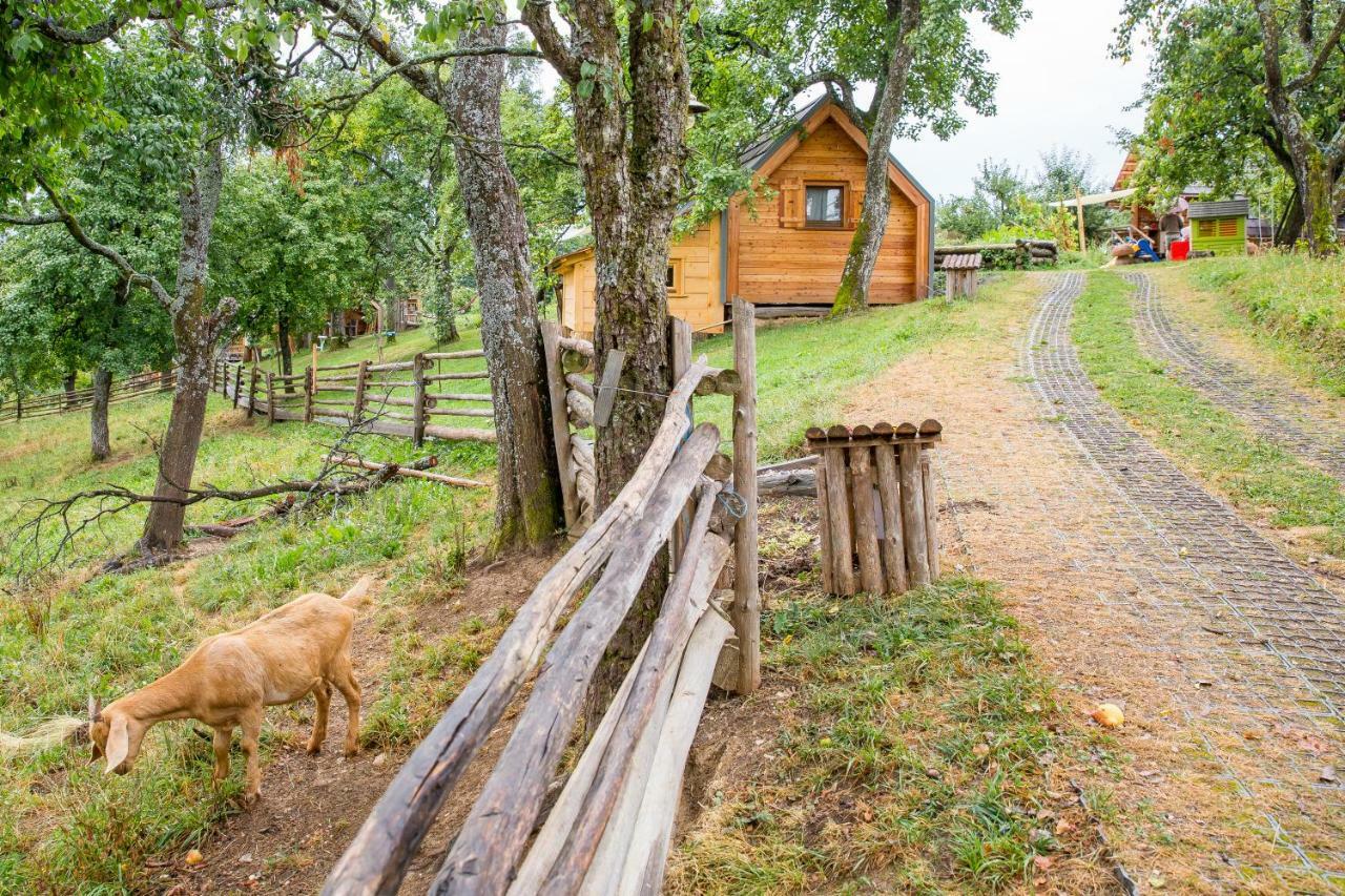 Glamping Organic Farm Slibar Villa Tržič Dış mekan fotoğraf