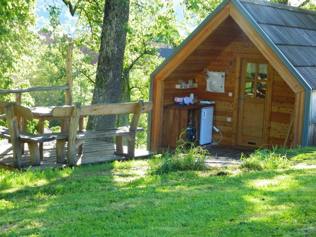 Glamping Organic Farm Slibar Villa Tržič Dış mekan fotoğraf