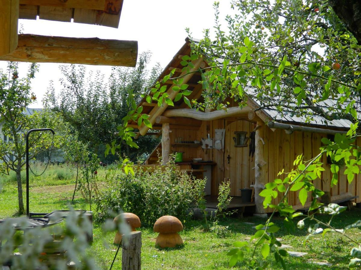 Glamping Organic Farm Slibar Villa Tržič Dış mekan fotoğraf